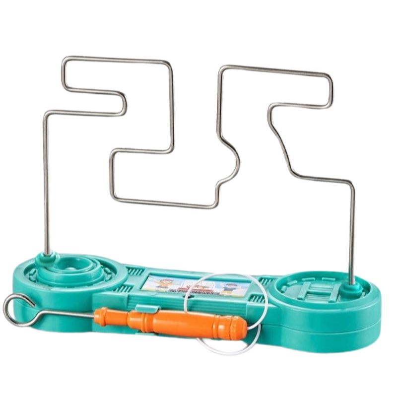 Mint Green Electric Maze Focus Game.